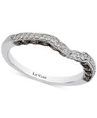 Le Vian Chocolatier Chocolate And White Diamond Band (1/4 Ct. T.w.) In 14k White Gold