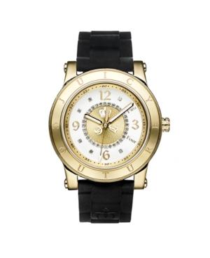 Juicy Couture Watch, Women's Hrh Black Jelly Strap 1900833