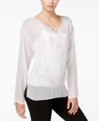 Fair Child Sheer Beaded Top, A Macy's Exclusive