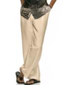 Cubavera Solid Linen-blend 30" Drawstring Pants