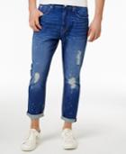 Guess Men's Tapered Crop Cotton Jeans