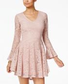 American Rag Juniors' Lace Fit & Flare Dress, Created For Macy's