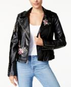 Guess Embroidered Moto Jacket