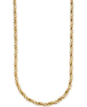 Charter Club Gold-tone Imitation Pearl And Rope Chain Twist Statement Necklace, 36 + 2 Extender, Created For Macy's