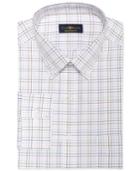 Club Room Estate Wrinkle Resistant Vineyard Check Dress Shirt