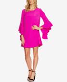 Cece Ruffled Bell-sleeve Dress