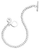 Lauren Ralph Lauren Silver-tone Metal Bead Bracelet (4 Mm)