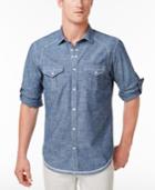 Inc International Concepts Men's Denim Shirt, Only At Macy's