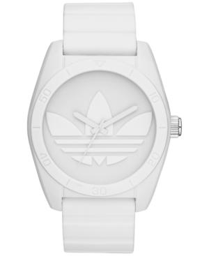 Adidas Unisex Originals White Silicone Strap Watch 42mm Adh6166