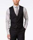 Calvin Klein Black Solid Modern Fit Vest