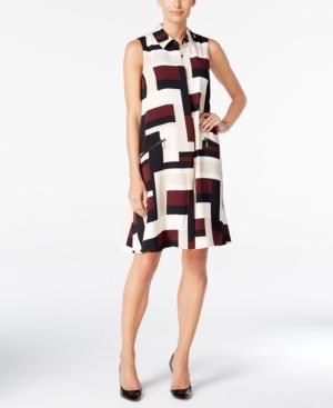 Alfani Petite Printed Shirtdress, Only At Macy's