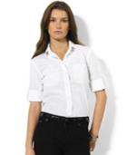 Lauren Jeans Co. Roll-tab-sleeve Shirt