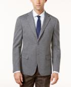 Calvin Klein Men's Slim-fit Gray Knit Jacket