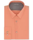 Calvin Klein X Extra-slim-fit Deep Blue Solid Dress Shirt