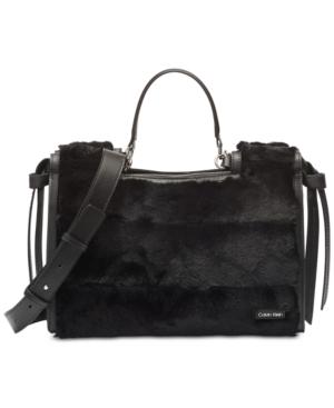 Calvin Klein Callie Faux-fur Tote
