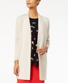 Alfani Birdseye Open-front Cardigan, Created For Macy's