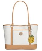 Giani Bernini Canvas Fruit Large Tote, Only At Macy's