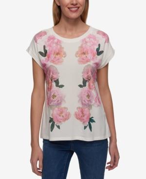 Tommy Hilfiger Dutchess Floral-print T-shirt, Only At Macy's