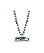 Rico Industries Seattle Seahawks Team Logo Bead Necklace