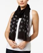 Inc International Concepts Embroidered Stars Scarf, Created For Macy's
