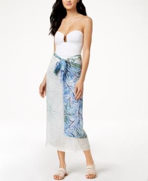 Calvin Klein Tropical Fern Cover-up & Scarf