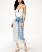 Calvin Klein Tropical Fern Cover-up & Scarf