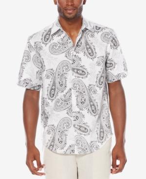 Cubavera Men's Linen Paisley Shirt