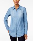 Style & Co Denim Shirt, Only At Macy's