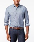 Weatherproof Vintage Men's Double Pocket Chambray Shirt