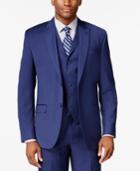 Sean John New Blue Solid Classic-fit Jacket