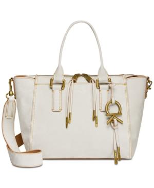 Calvin Klein Brynn Suede Small Satchel