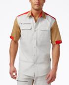 Sean John Men's Colorblocked Flight Shirt