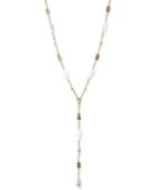 Kenneth Cole New York Gold-tone Beaded Lariat Necklace