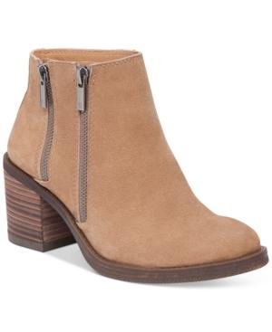 Lucky Brand Women's Roquee Zippered Booties Women's Shoes
