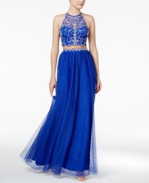 Blondie Nites Juniors' 2-pc. Embellished A-line Gown