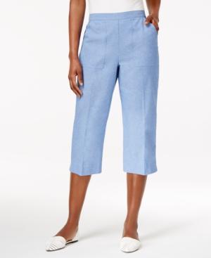 Alfred Dunner Long Weekend Pull-on Capri Pants