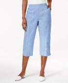 Alfred Dunner Long Weekend Pull-on Capri Pants
