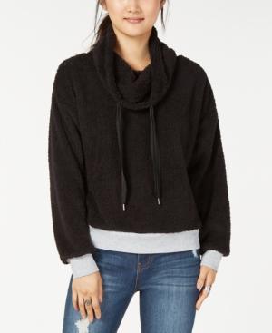 Ultra Flirt By Ikeddi Juniors' Faux-fur Sweatshirt