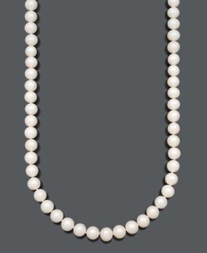 "belle De Mer Pearl Necklace, 22"" 14k Gold Cultured Freshwater Pearl Strand (10-11mm)"