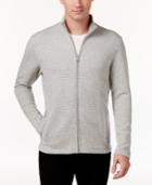 Alfani Men's Textured Zip-front Jacket, Created For Macy's