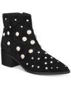 Kenneth Cole New York Women's Barton Pearl Studded Booties Women's Shoes