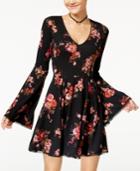 American Rag Juniors' Printed Fit & Flare Dress, Created For Macy's