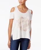 Jessica Simpson Lorani Off-the-shoulder Graphic Top