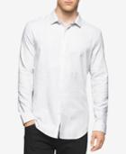 Calvin Klein Men's Cross Hatch Twill Shirt