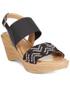 Tuscany By Easy Street San Remo Slingback Wedge Sandals Women's Shoes