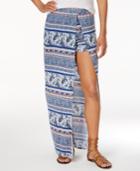 Ultra Flirt Juniors' Printed Maxi Skort
