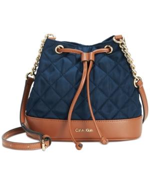 Calvin Klein Dressy Nylon Quilted Crossbody