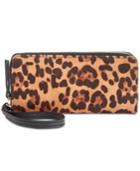 I.n.c. Remmey Leopard-print Zip-around Wallet, Created For Macy's