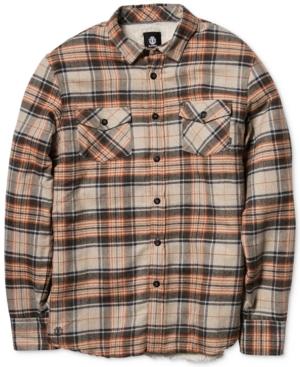 Element Outback Plaid Long-sleeve Button-down Shirt
