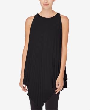 Catherine Catherine Malandrino Pleated V-hem Tunic